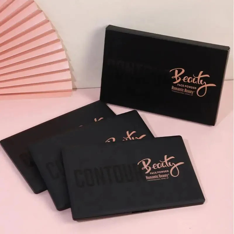 Concealer Romantic Beauty |6 Colour| Face Highlighter Blush Makeup Palette Brightener Contouring Powder Gold Bronzer